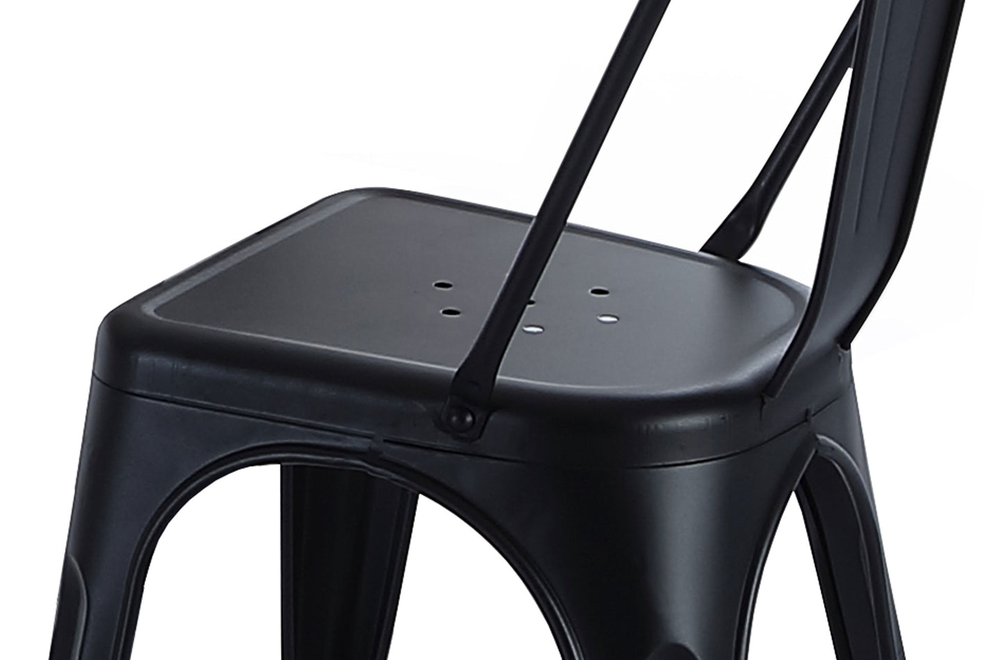 Silla comedor Tolix negro (Pack 4 unidades)