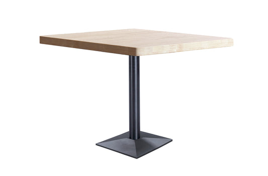 MESA NÁPOLES 80 x 80 CM   ROBLE NORDISH / NEGRO