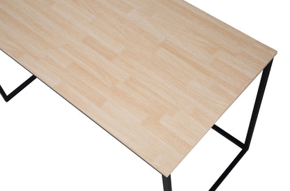 MESA ESTUDIO MIA ROBLE NORDISH / NEGRO 120 X 60 CM.
