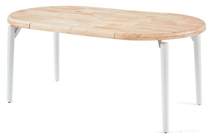 MESA COMEDOR REDONDA EXTENSIBLE 100/140/180 CM BORA BORA NORDISH / BLANCO