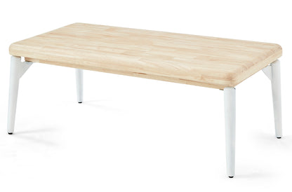 MESA CENTRO ELEVABLE LUNA 120 x 60 CM ROBLE NORDISH / BLANCO