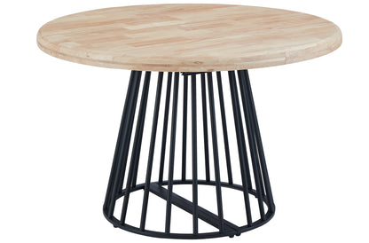 MESA COMEDOR REDONDA EXTENSIBLE 120/160/200 CM PATAGONIA NORDISH / NEGRO