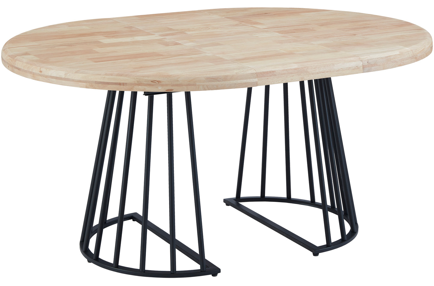 MESA COMEDOR REDONDA EXTENSIBLE 120/160/200 CM PATAGONIA NORDISH / NEGRO