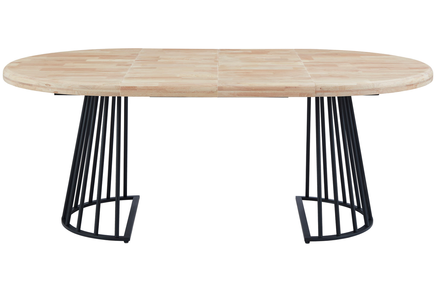 MESA COMEDOR REDONDA EXTENSIBLE 120/160/200 CM PATAGONIA NORDISH / NEGRO