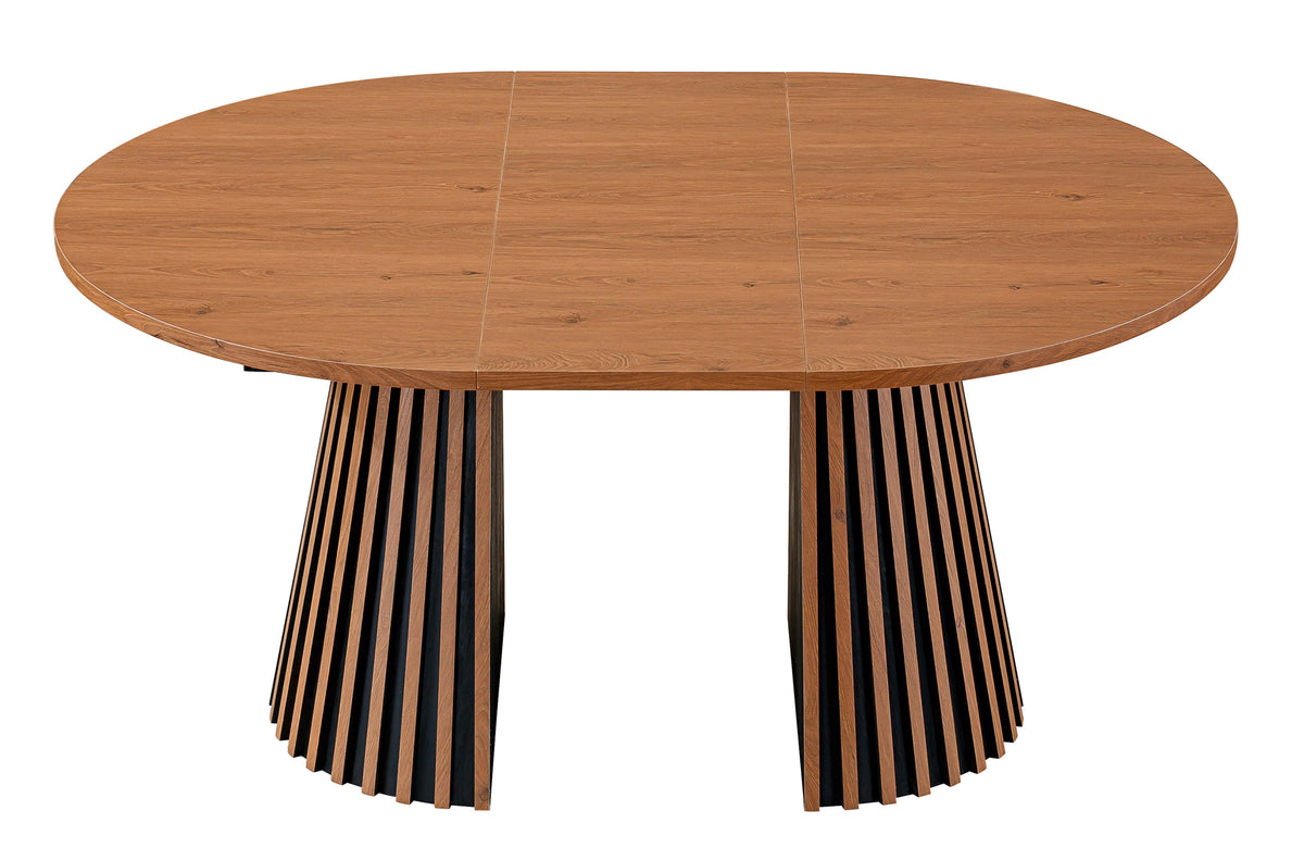 Mesa Comedor Extensible Brandon 120 - 200 cm Nogal