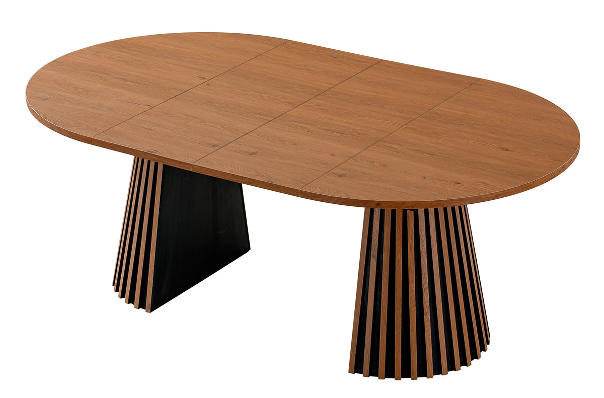 Mesa Comedor Extensible Brandon 120 - 200 cm Nogal