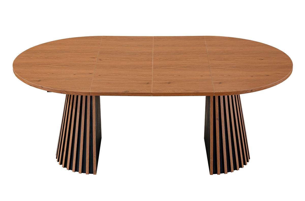 Mesa Comedor Extensible Brandon 120 - 200 cm Nogal
