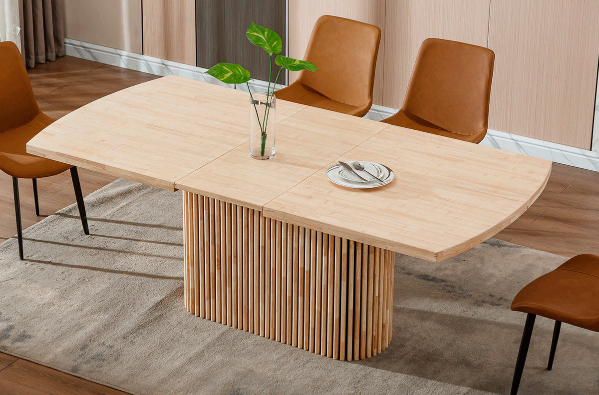 Mesa Comedor Extensible Carol 160 - 200 - 240 x 100 cm Oak