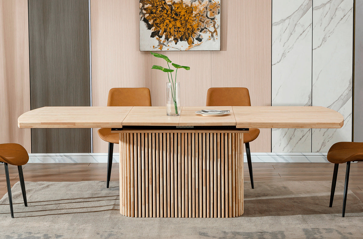 Mesa Comedor Extensible Carol 160 - 200 - 240 x 100 cm Oak