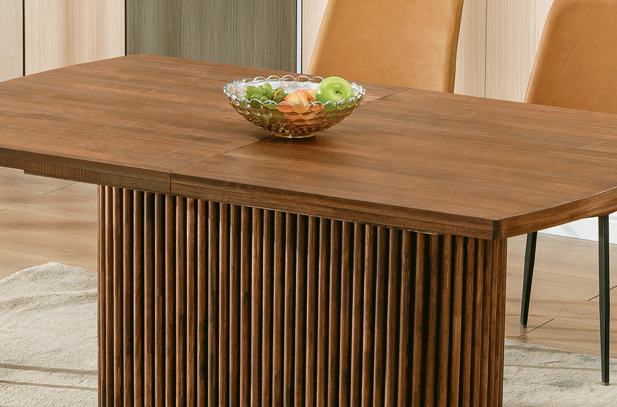 Mesa Comedor Extensible Carol 160 - 200 - 240 x 100 cm Nogal