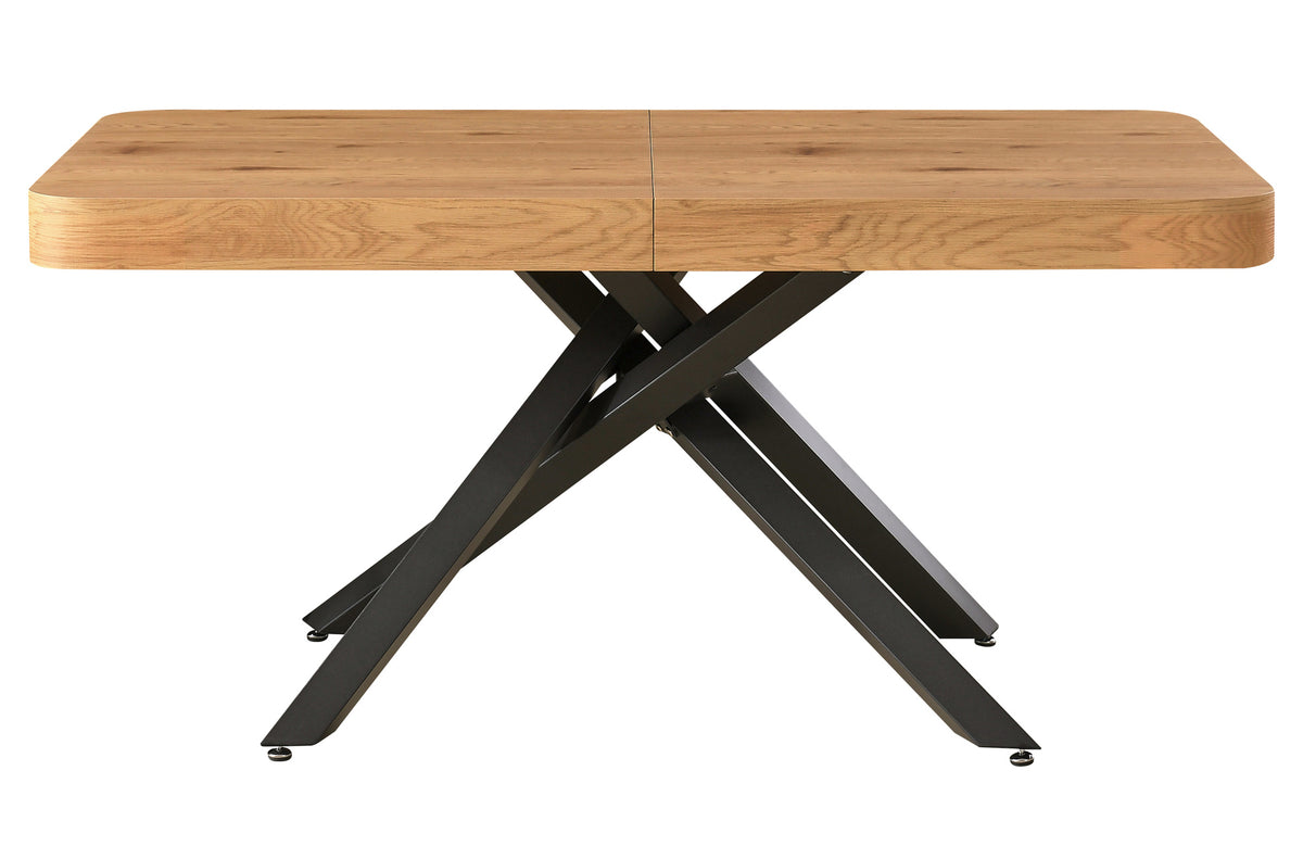 Mesa Comedor Extensible Dune 140 - 180 - 220 x 90 cm Oak Trend / Negro