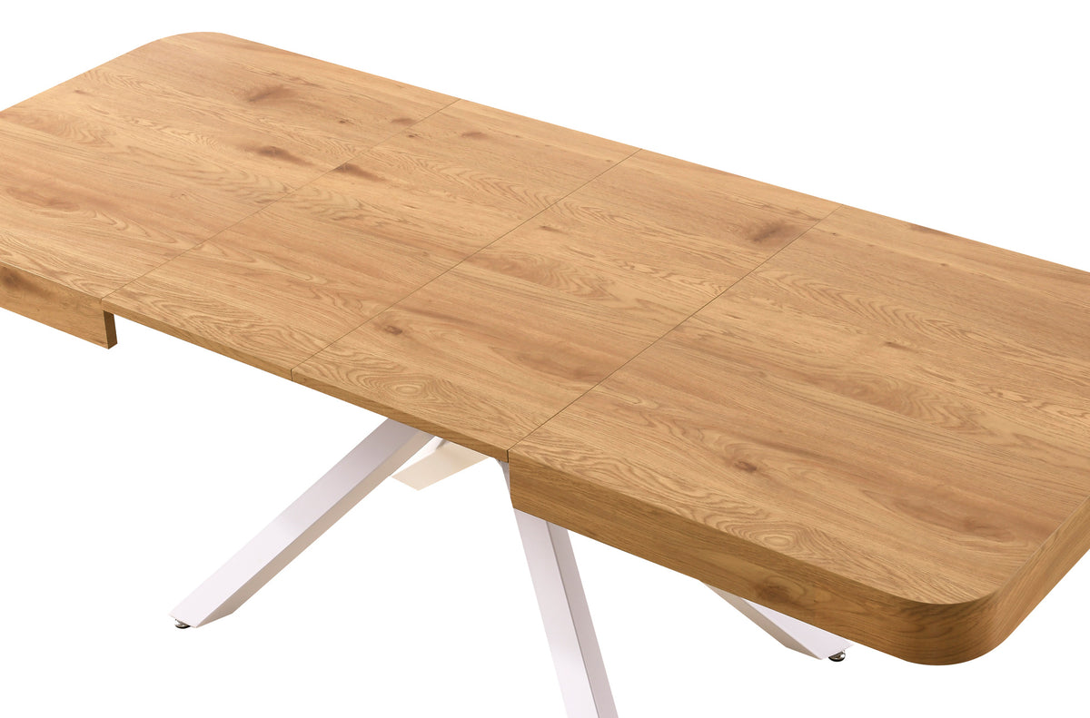 Mesa Comedor Extensible Dune 140 - 180 - 220 x 90 cm Oak Trend / Blanco