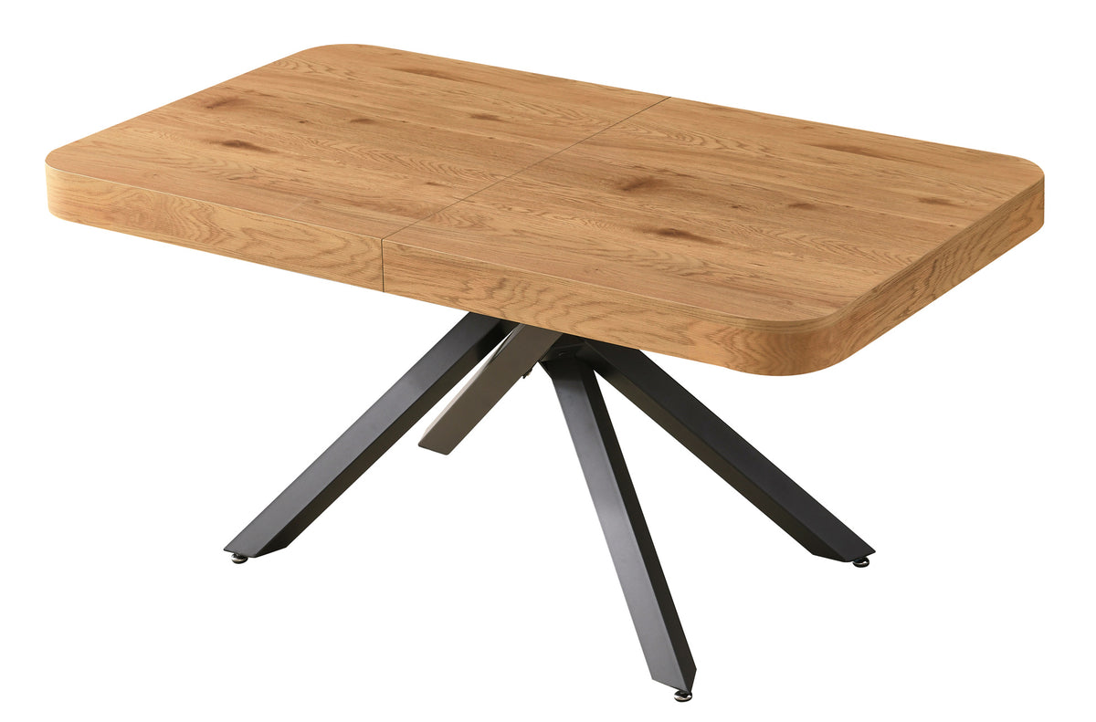 Mesa Comedor Extensible Dune 160 - 200 - 240 x 90 cm Oak Trend / Negro
