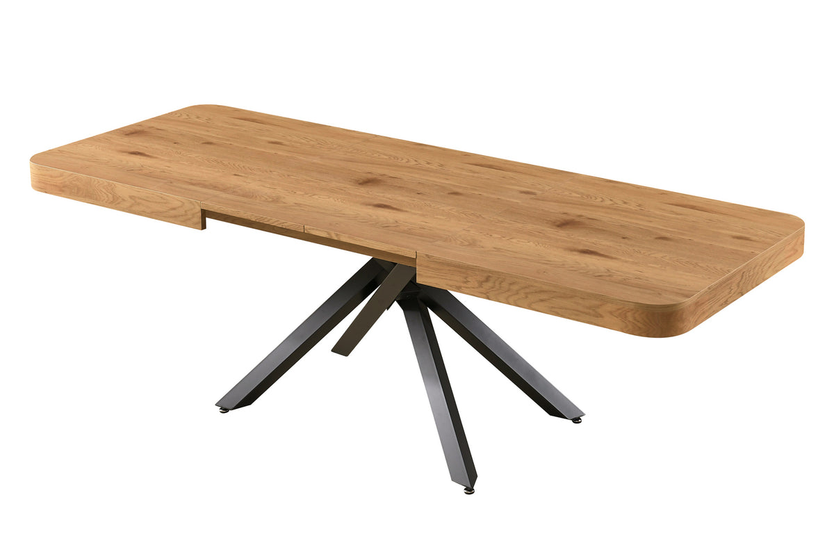 Mesa Comedor Extensible Dune 160 - 200 - 240 x 90 cm Oak Trend / Negro
