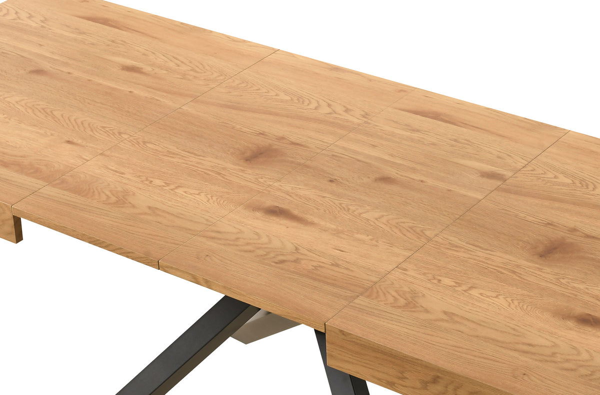 Mesa Comedor Extensible Dune 160 - 200 - 240 x 90 cm Oak Trend / Negro
