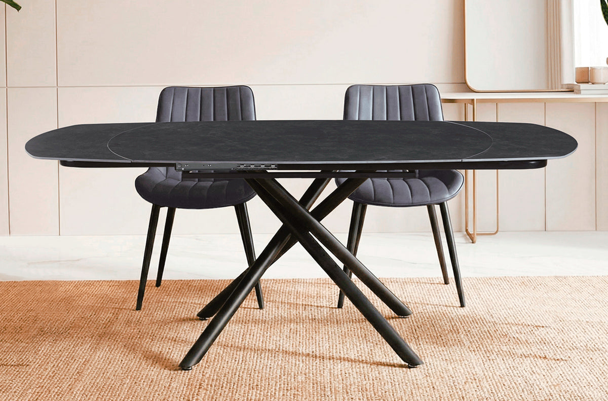 Mesa Comedor con Extensible Automatico Gyro 130 - 180 x 80 cm Ceramic Vulcano
