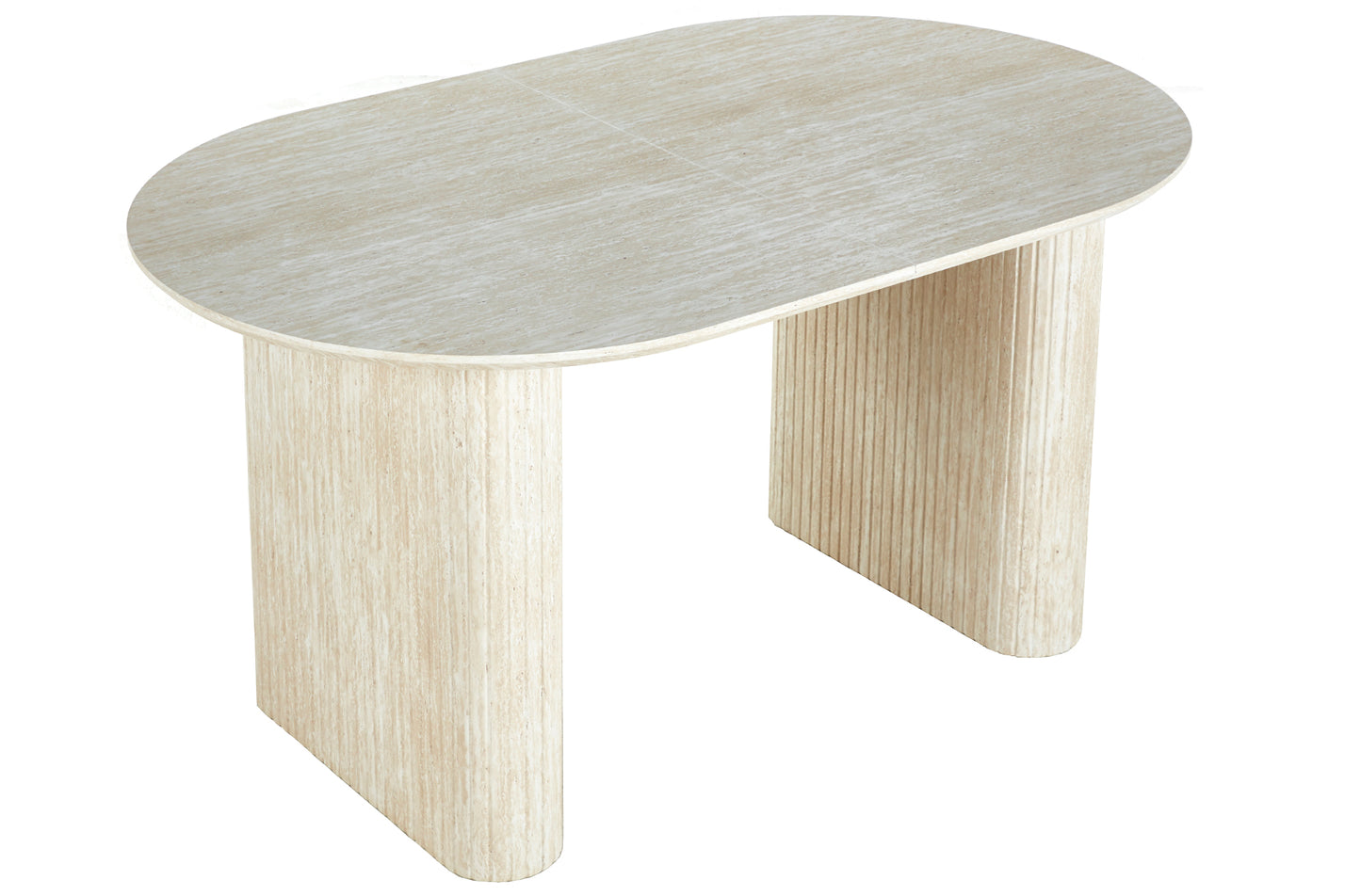MESA COMEDOR CAPRI EXTENSIBLE 150/190/230 CM PIETRA TRAVERTINO