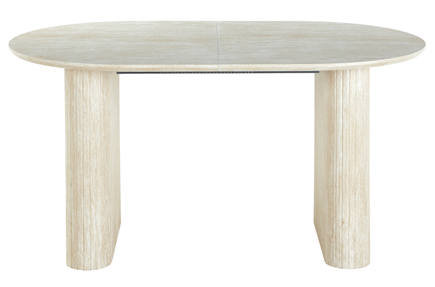 MESA COMEDOR CAPRI EXTENSIBLE 150/190/230 CM PIETRA TRAVERTINO