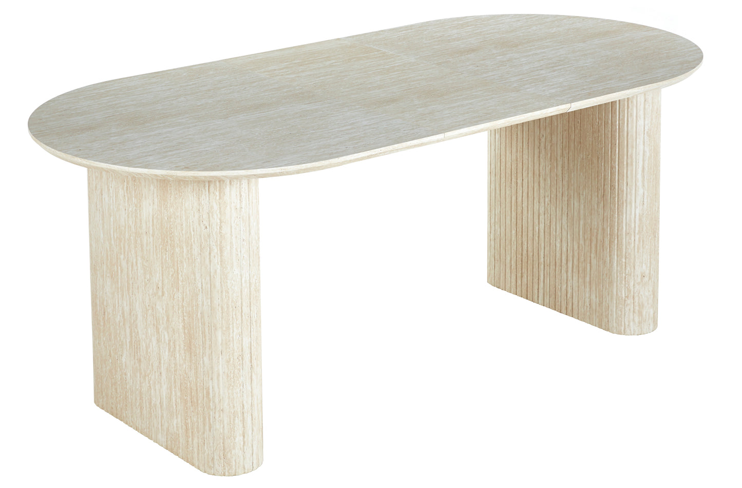 MESA COMEDOR CAPRI EXTENSIBLE 150/190/230 CM PIETRA TRAVERTINO