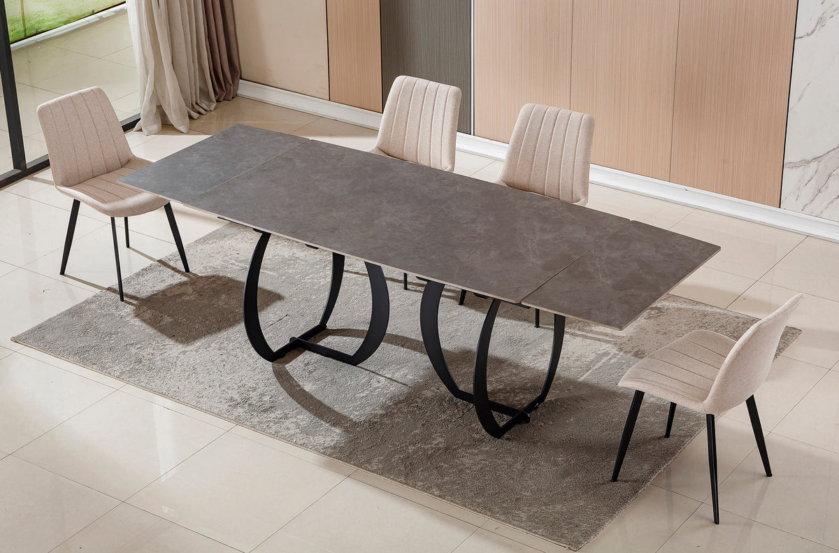 Mesa Comedor Extensible 160 - 240 cm Venezia Gres Gris