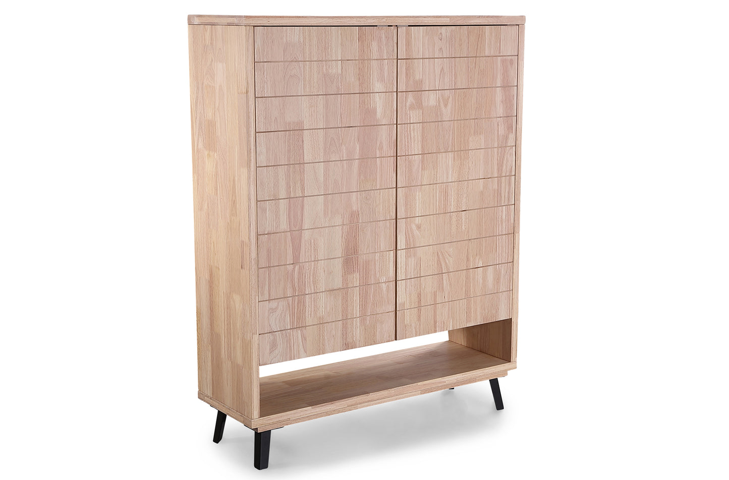 CONSOLA ALTA INFINITY 120 x 40 CM ROBLE NORDISH / NEGRO
