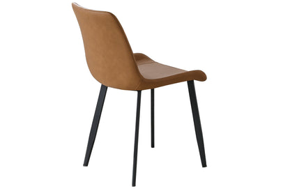 SILLA LIS CUIR MARRON (Pack 2 unidades)