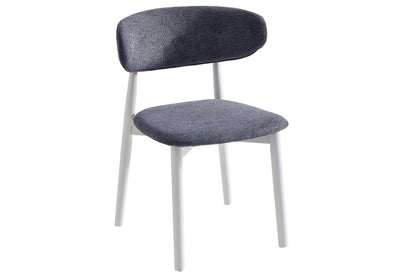 Silla comedor Vera gris/blanco (Pack 2 unidades)