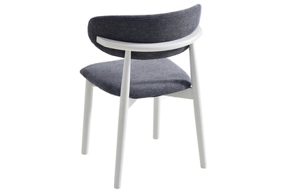 Silla comedor Vera gris/blanco (Pack 2 unidades)