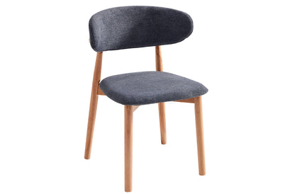 Silla comedor Vera gris/nature (Pack 2 unidades)