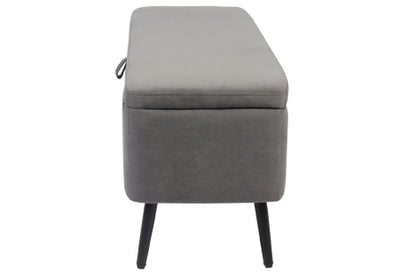 BAUL TAPIZADO MAISON 110 x 40 CM MICROFIBRA GRIS