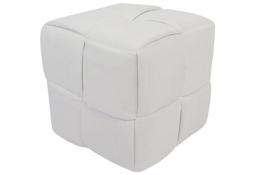 PUFF 45 X 45 CM CORDUROY NATA