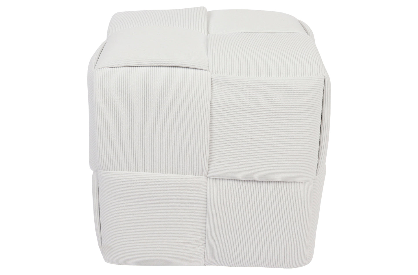 PUFF 45 X 45 CM CORDUROY NATA