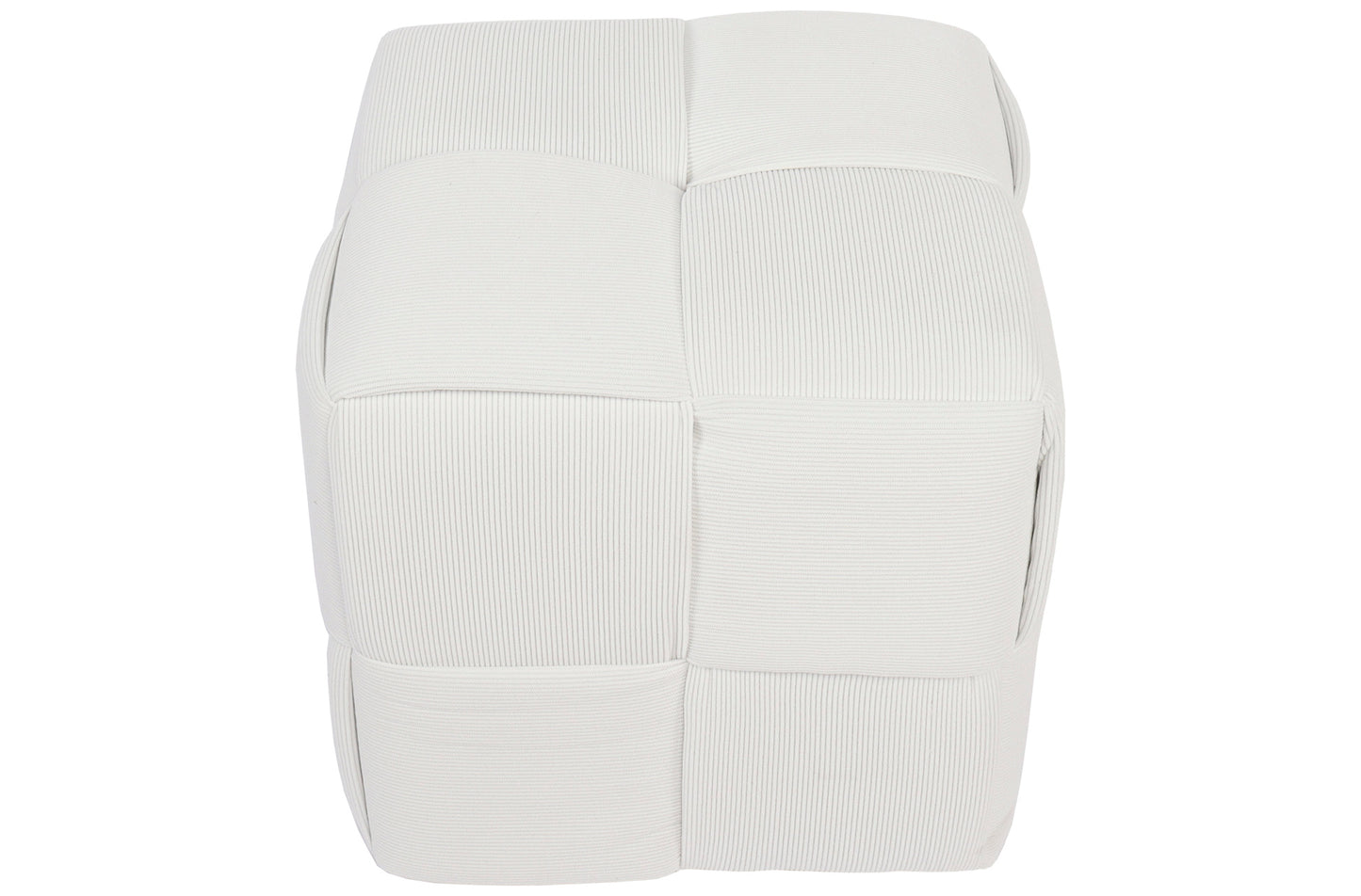 PUFF 45 X 45 CM CORDUROY NATA