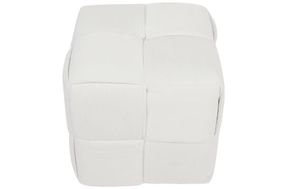 PUFF 45 X 45 CM CORDUROY NATA