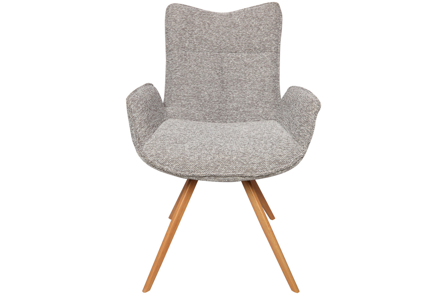 SILLA COMEDOR MIREIA TEJIDO GRIS (Pack 2 unidades)