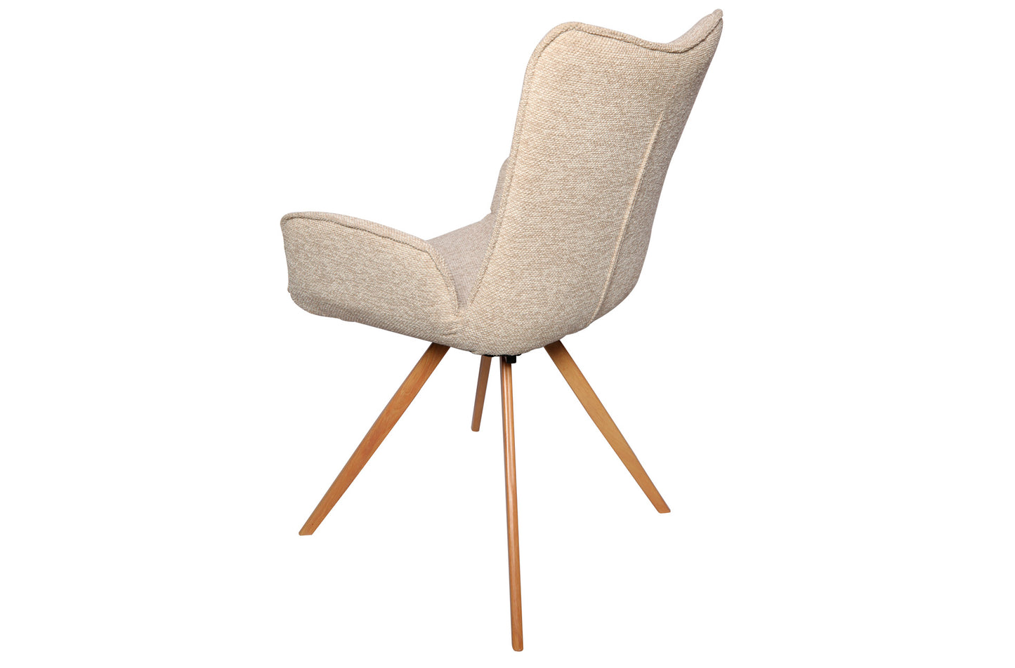 SILLA COMEDOR MIREIA TEJIDO BEIGE (Pack 2 unidades)