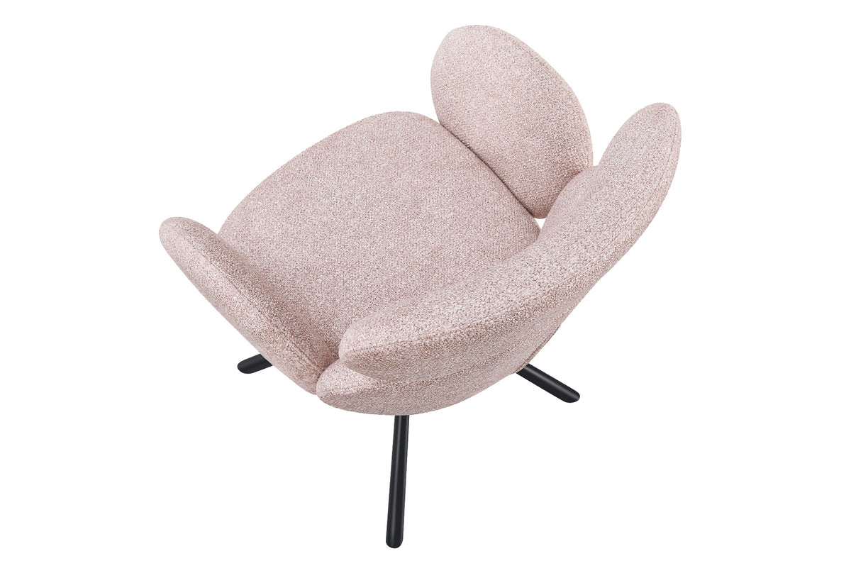 Silla Comedor Giratoria Love Tejido Gris