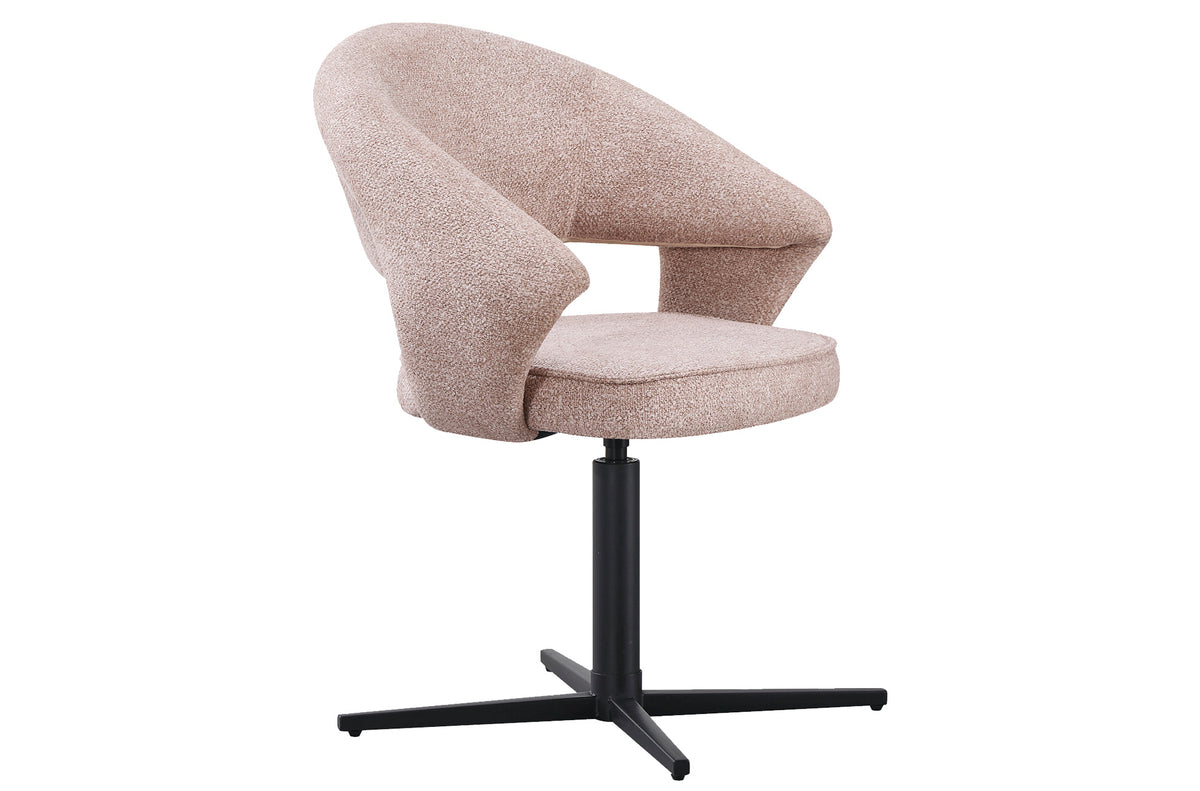 Silla de Comedor Giratoria Stuttgart Tejido Leo Beige