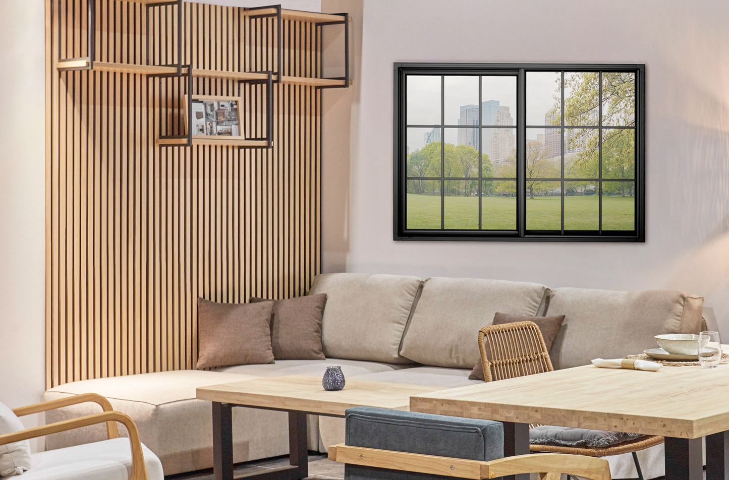 PANEL ACUSTICO PET ACUSTIC SOUND HONEY / NEGRO 60 x 240 CM. (Pack 2 unidades)