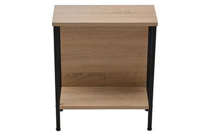 MESA RINCON / SOFÁ DECK 40 x 18 CM OAK / NEGRO