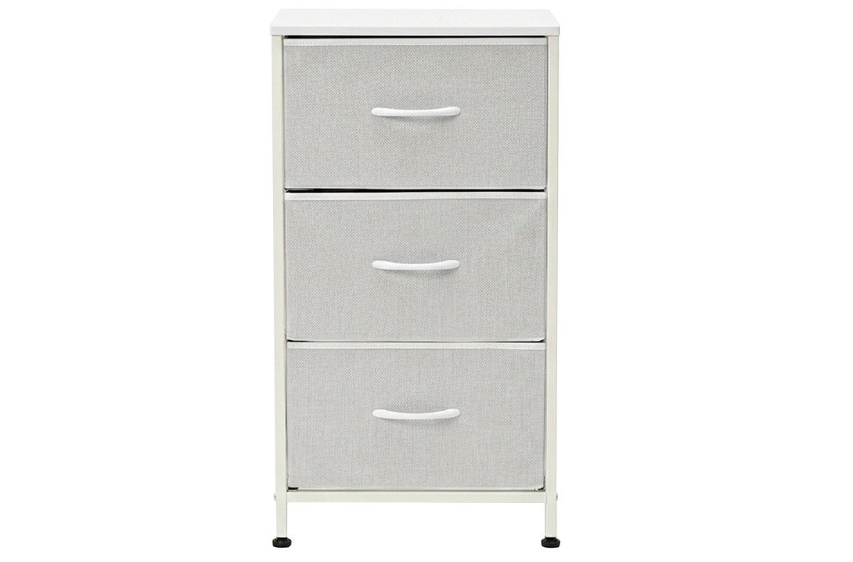 Organizador Metalico 3 Cubos 40 x 30 cm Blanco