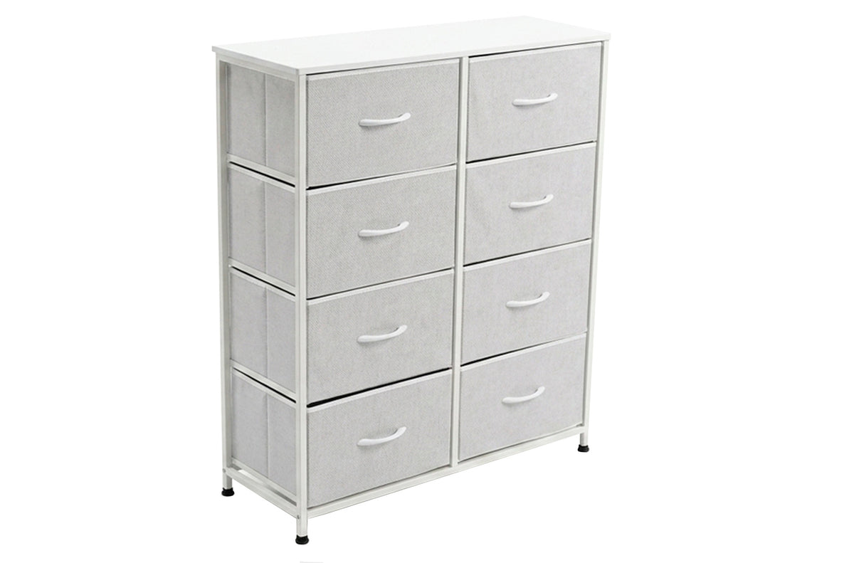 Estanteria Metalica 8 Cubos 80 x 30 cm Blanco