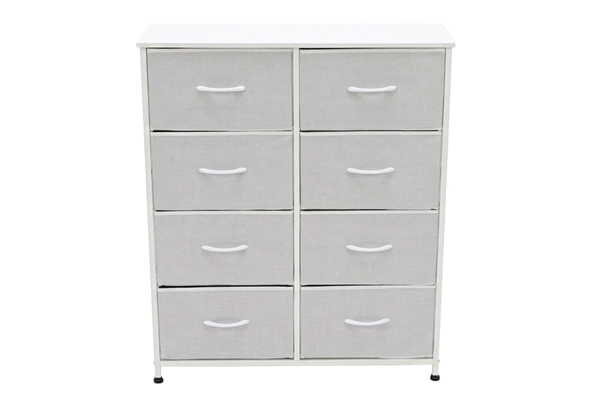 Estanteria Metalica 8 Cubos 80 x 30 cm Blanco