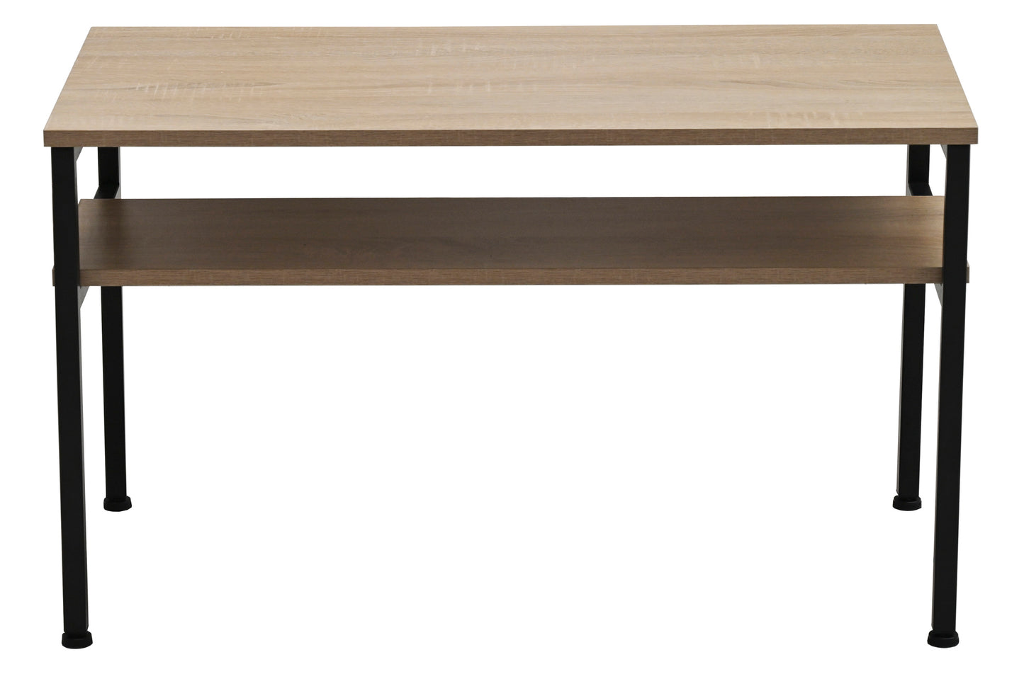 MESA CENTRO DECK 80 x 40 CM OAK / NEGRO