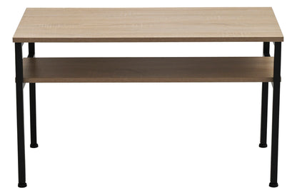 MESA CENTRO DECK 80 x 40 CM OAK / NEGRO