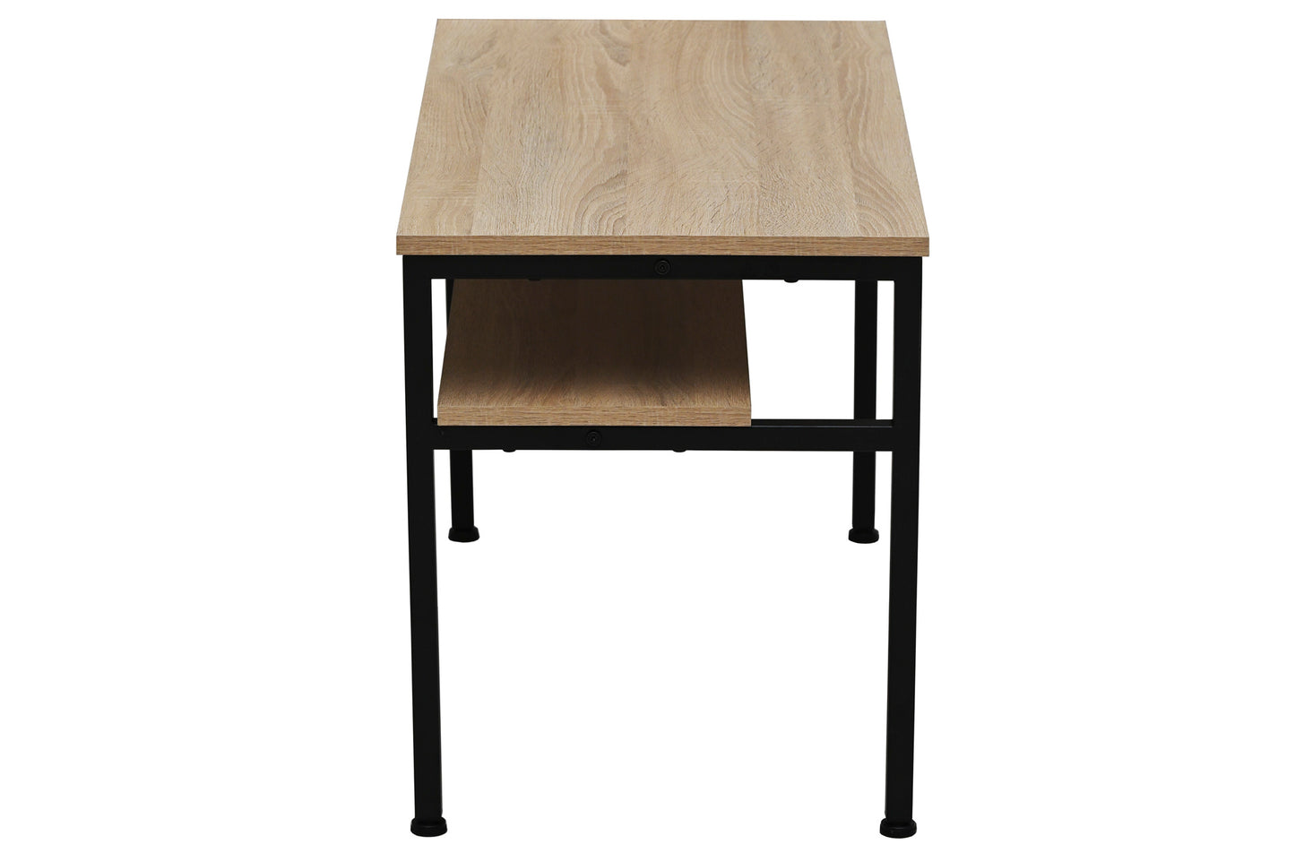 MESA CENTRO DECK 80 x 40 CM OAK / NEGRO