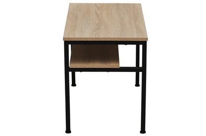 MESA CENTRO DECK 80 x 40 CM OAK / NEGRO