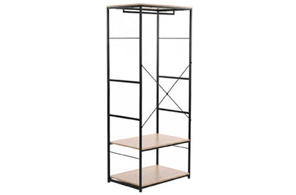 ARMARIO ABIERTO OPEN DECK 75 X 180 CM OAK / NEGRO
