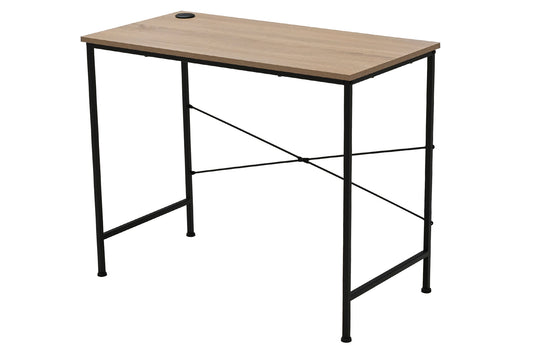 ESCRITORIO DECK 90 x 45 CM OAK / NEGRO