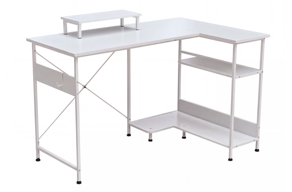 Mesa Estudio Multirack 120 x 50 - 80 cm Blanco